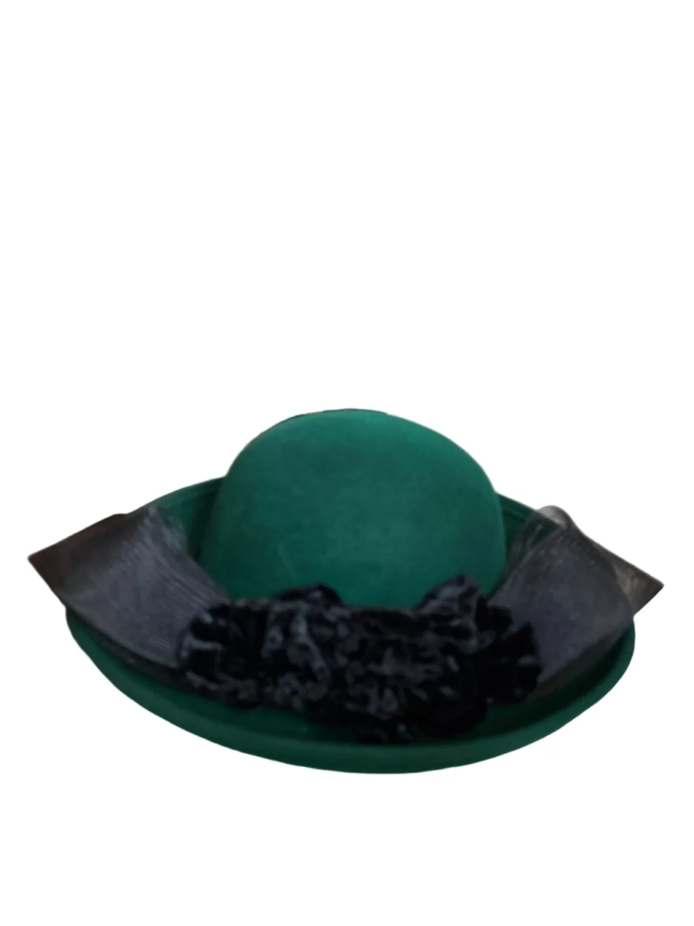 Women's Bollman Hat Co. Wool Felt Hat One Size Green Black
